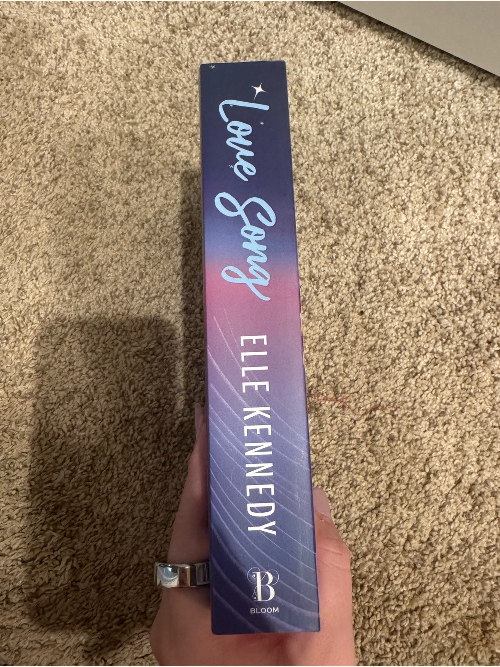 Elle Kennedy "Love Song" Paperback - Purple Sunset Cover - Picture 6 of 6